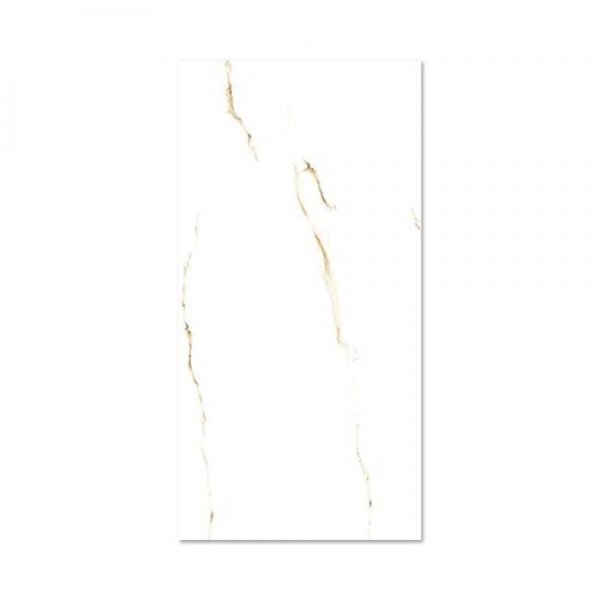 Flavelo Gold Marble Effect Gloss Rectified Extra Large Porcelain Floor Tile   1200mm x 600mm Floor Tiles