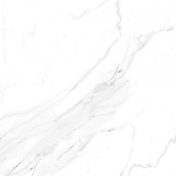 White Marble Effect Gloss Rectified Porcelain Floor Tile 